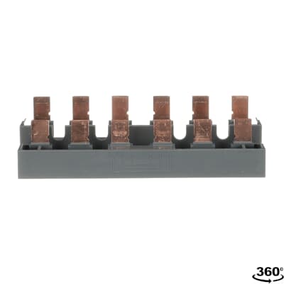 Barra de Potencia BER96-4 Marca ABB, Para Kit Bloqueo Mecanico y Electrico para Contactor Trifasico AF80 a AF96
