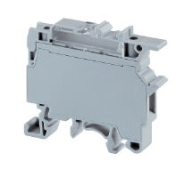 Clema Portafusible con Fusible Europeo de 1.6 A, 600 V, Color Gris , 22-10 AWG