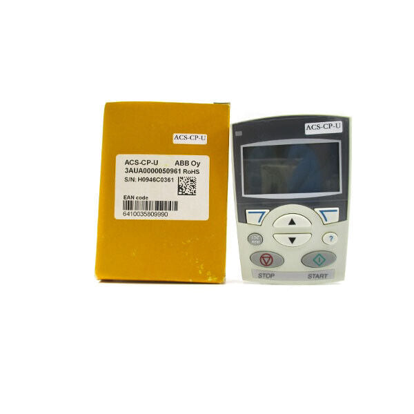 Panel de Control  LCD Avanzado Modelo ACS-CP-D, para variador ACS355, Codigo  68232902, Marca ABB