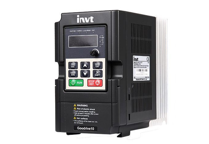 Variador de Frecuencia Marca INVT, Monofásico 3hp, GD10-2R2G-S2-B, 220 - 240 VAC, 10AMP