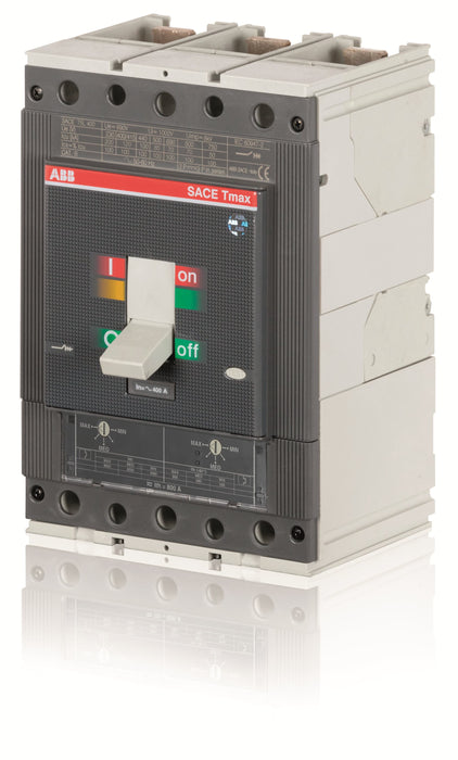 Interruptor Termomagnetico Trifasico TMAX Marca ABB, XT1 H 100A, Relevador TMD Regulable