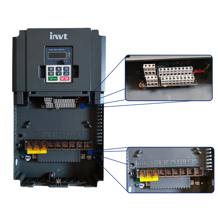 Variador de Frecuencia Marca INVT, Trifásico 30hp, GD20-022G-4, 380 - 440 VAC, 45 AMP
